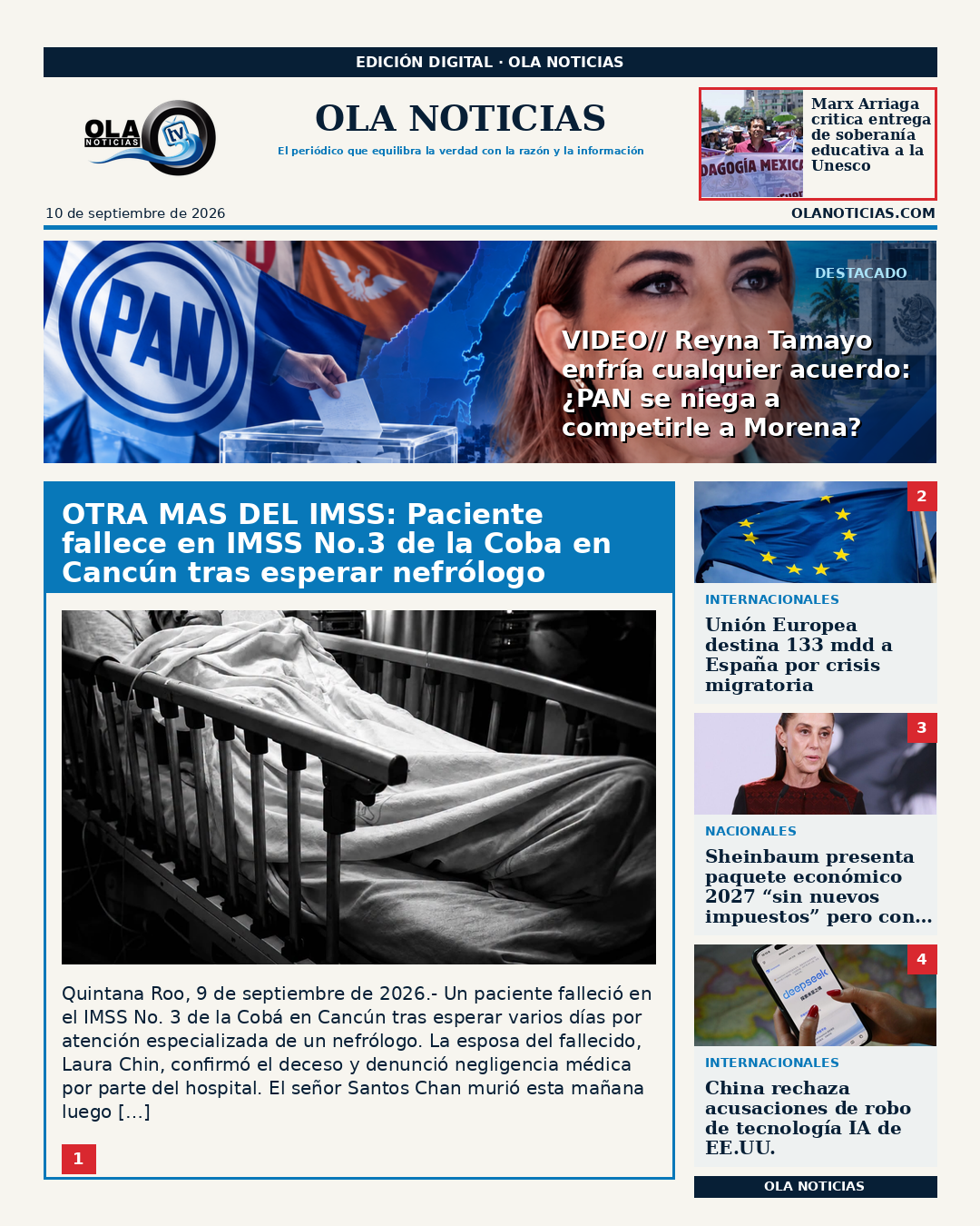 Primera Plana - 2026-09-10