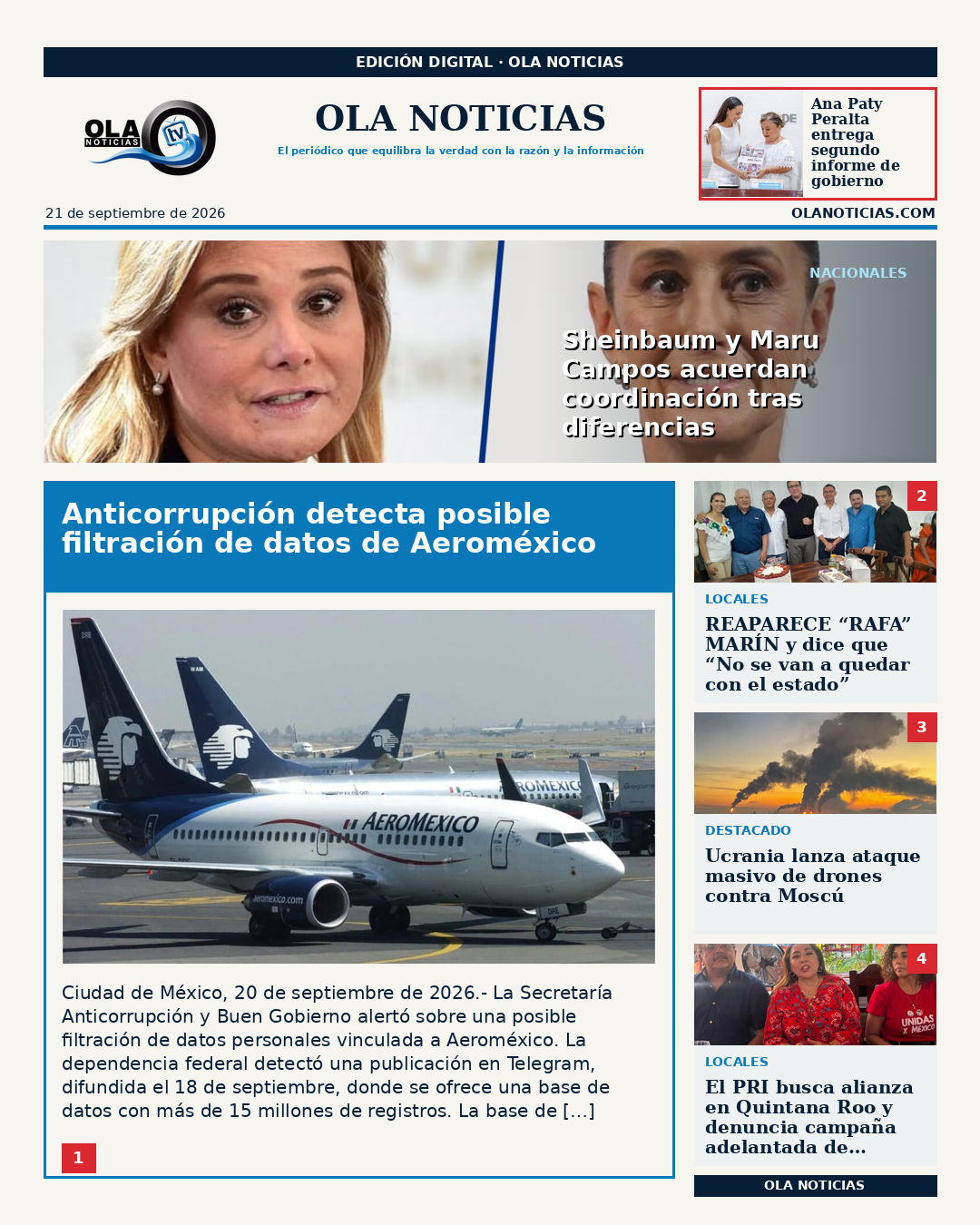 Primera Plana - 2026-09-21