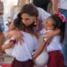 Tras 30 años de espera, Mara Lezama entrega nuevo domo a las y los alumnos del preescolar Juana de Asbaje, en Chetumal