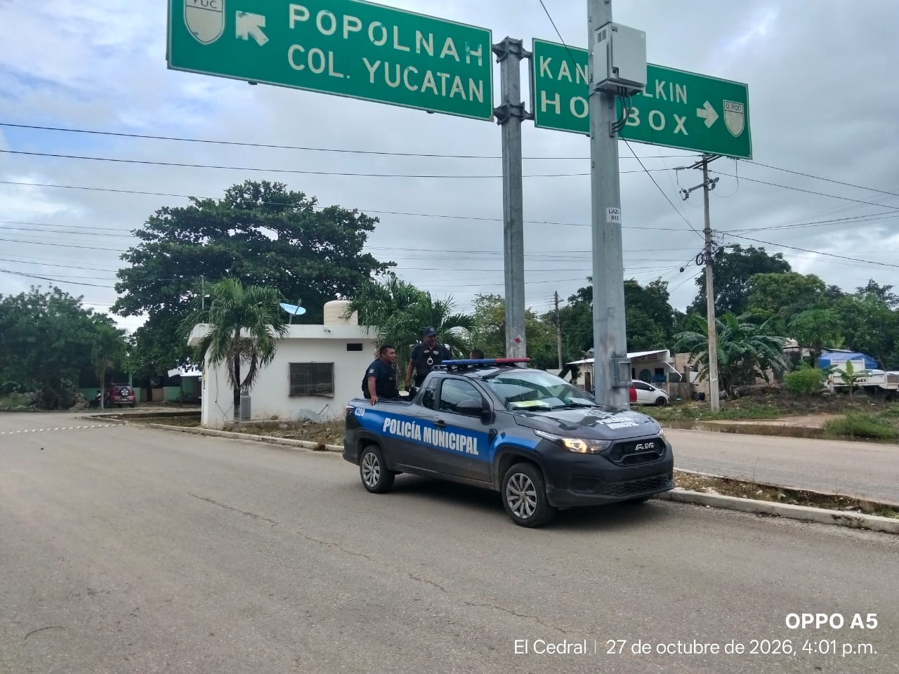 Operativo de seguridad por Día de Muertos en Kantunilkín