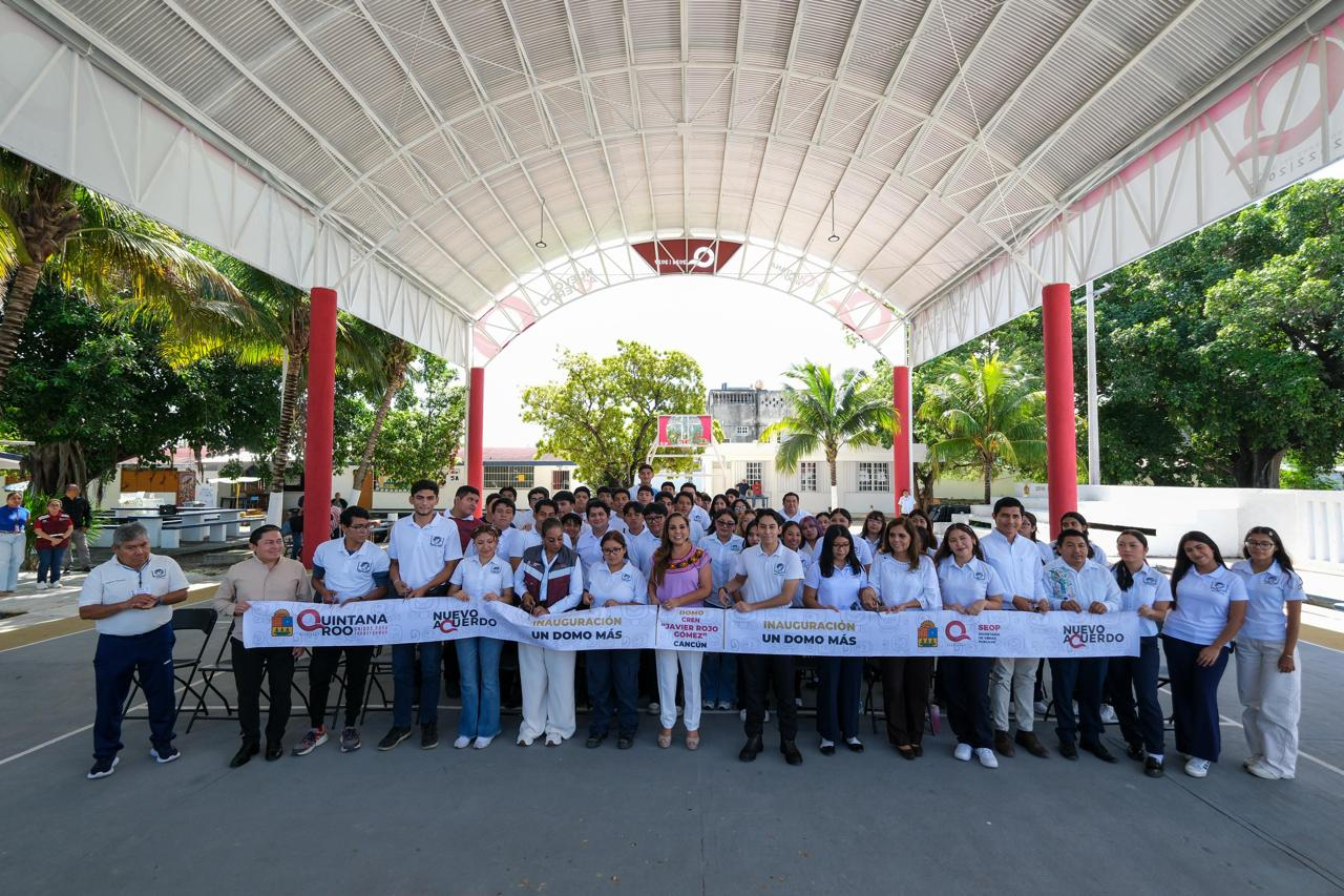 Entrega Mara Lezama domo al CREN Cancún para estudiantes
