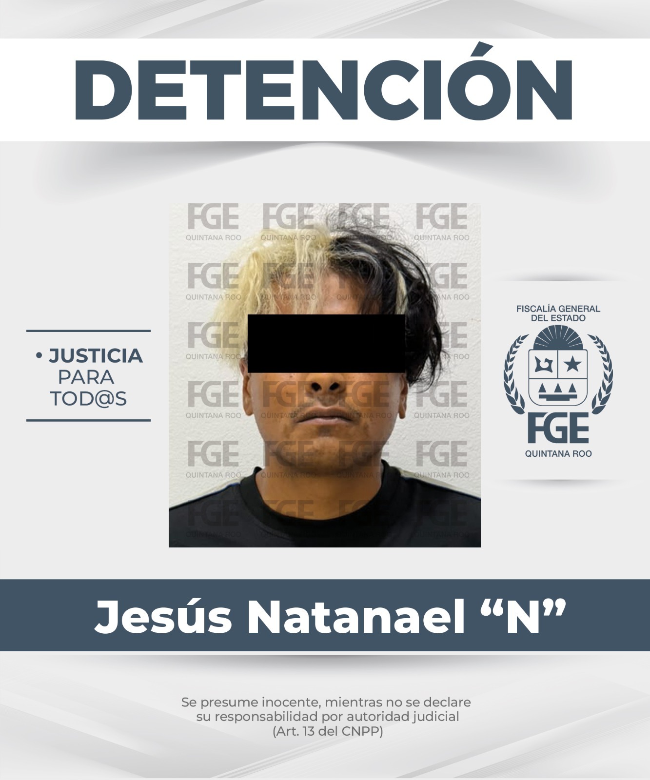 Detienen a hombre por violencia familiar en Tulum