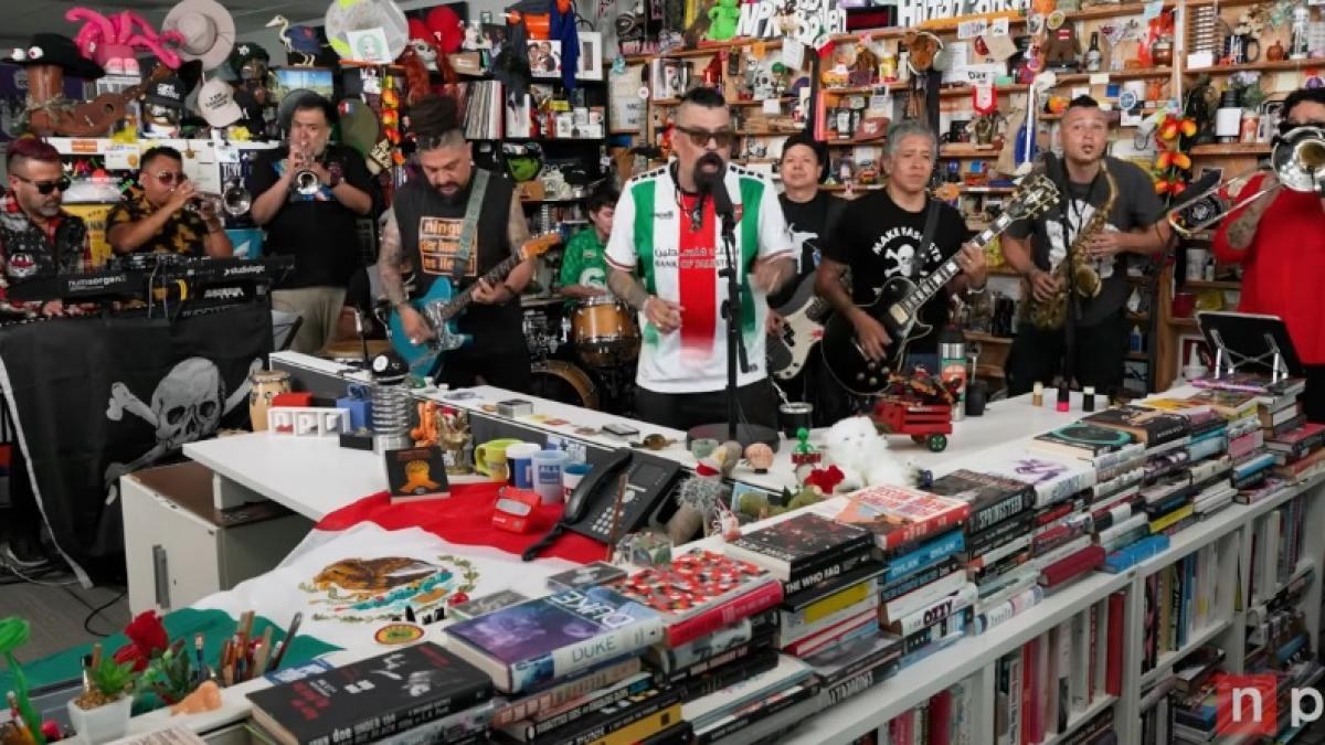 Panteón Rococó apoya causas sociales en Tiny Desk