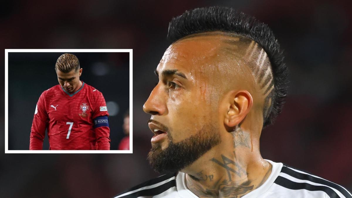 Arturo Vidal defiende a Cristiano Ronaldo tras polémica