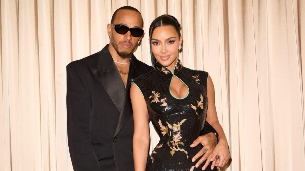 Kim Kardashian revela cómo inició su relación con Lewis Hamilton