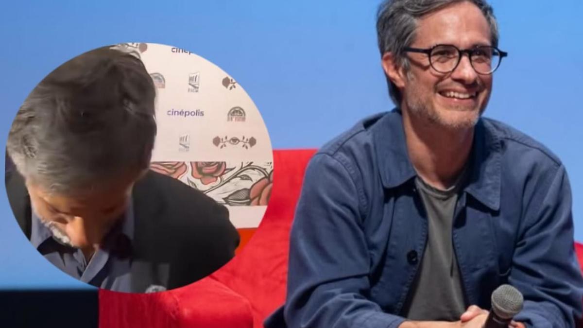 Gael García Bernal recibe mantequillazo en Festival de Morelia