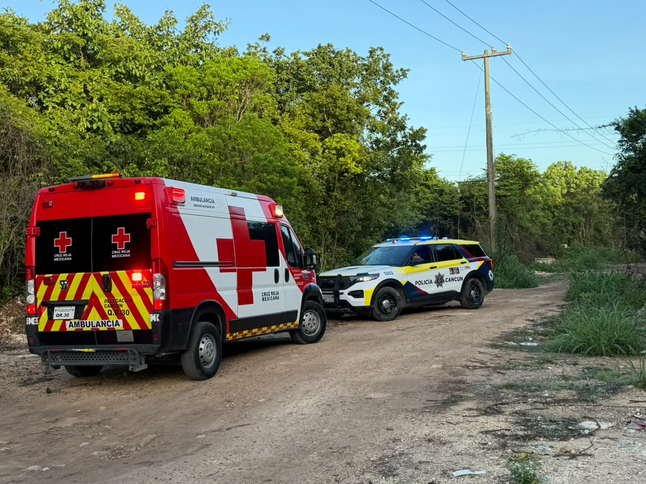 Hallan cadáver de mujer en zona verde de Cancún