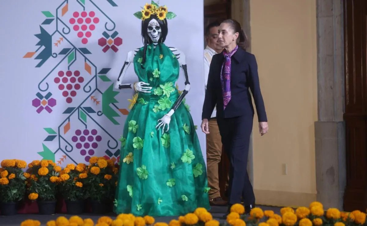 Sheinbaum destaca orgullo del Día de Muertos en México