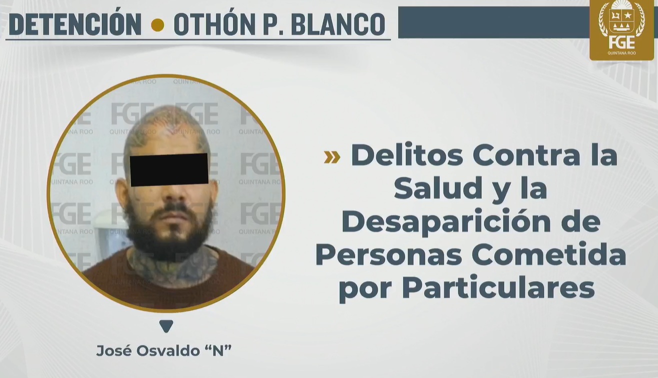 Capturan a hombre por desaparición en Chetumal