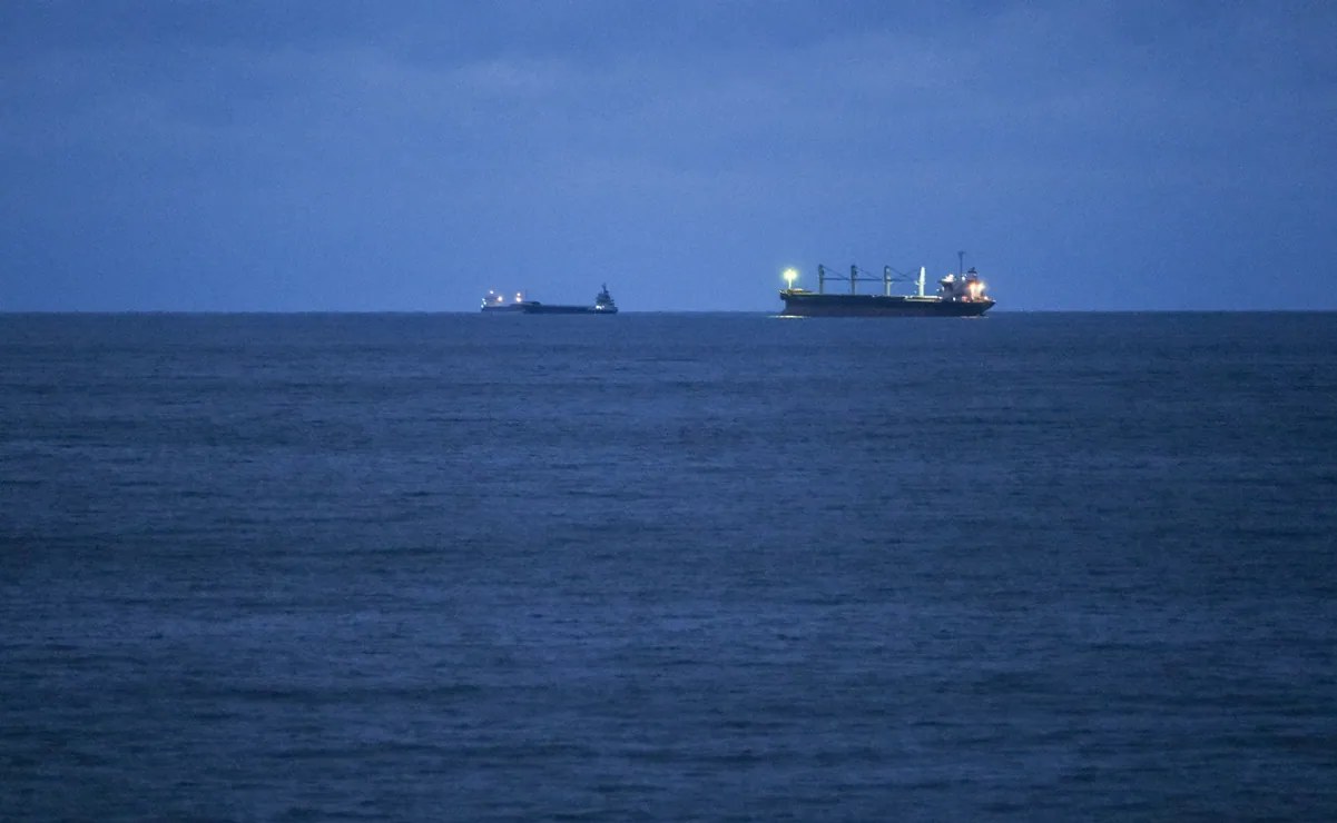 Buque portacontenedores atacado con drones en mar Negro