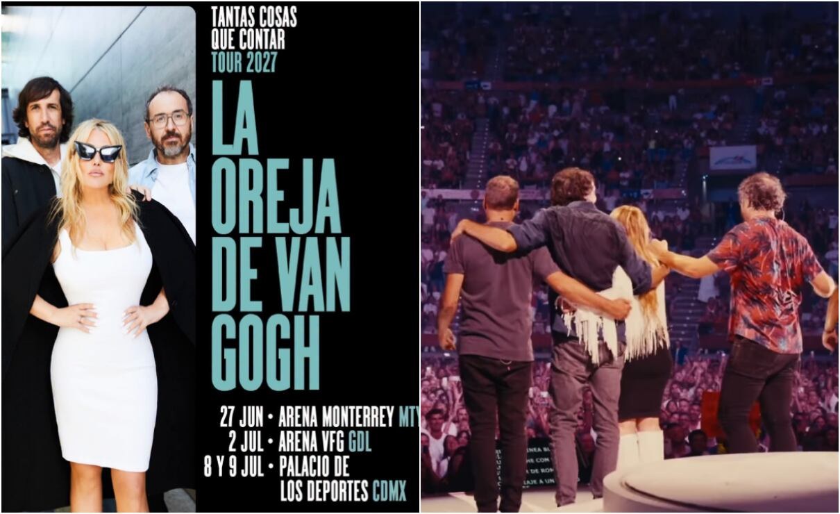 La Oreja de Van Gogh anuncia conciertos en México 2027