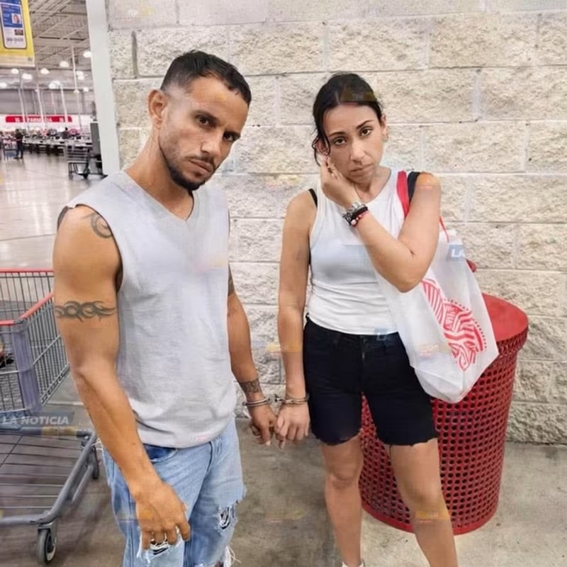 Pareja detenida por robar cortes finos en Costco Cancún