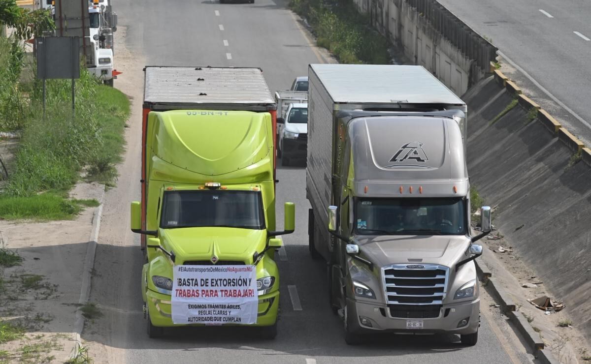 Segob reporta paro de transportistas en 19 estados