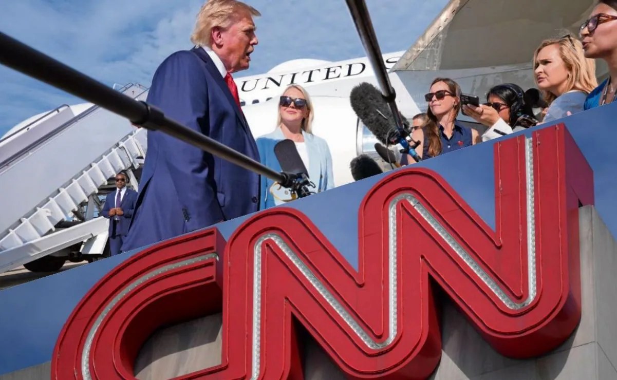 Casa Blanca veta a CNN en viaje de Trump en Air Force One