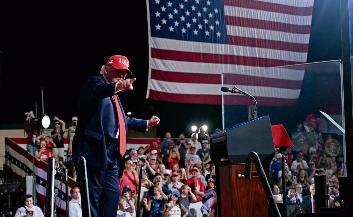Trump moviliza a republicanos a un mes de elecciones en EU