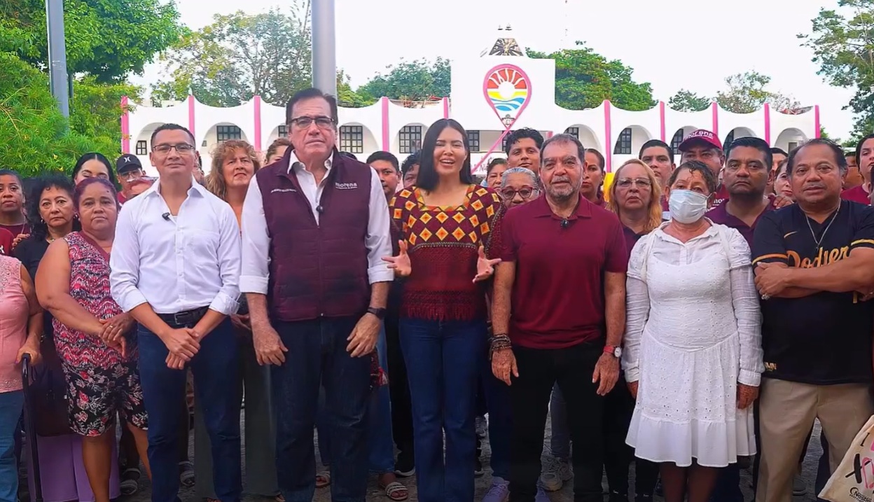 Morena en Cancún suma apoyos a Rafael Marín Mollinedo