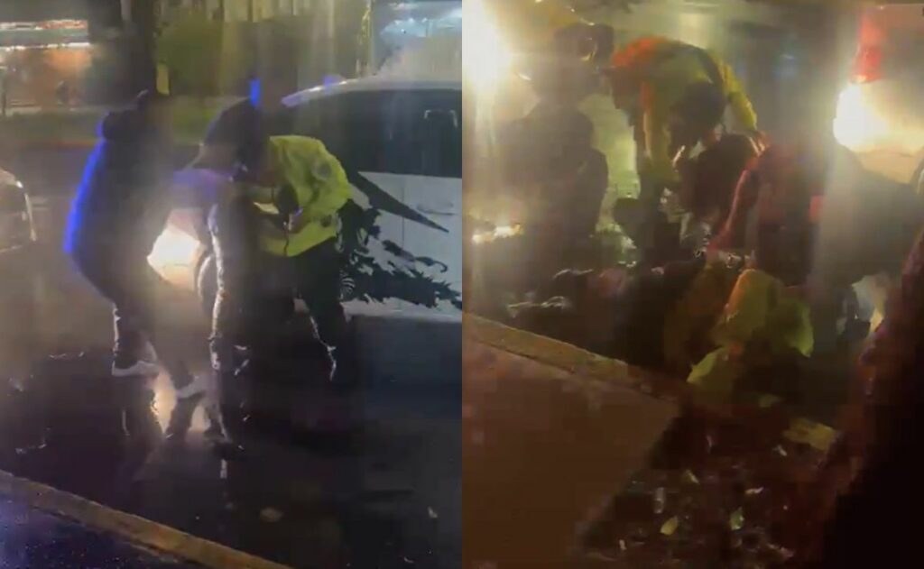 Detienen a agresores de agentes de Tránsito en CDMX