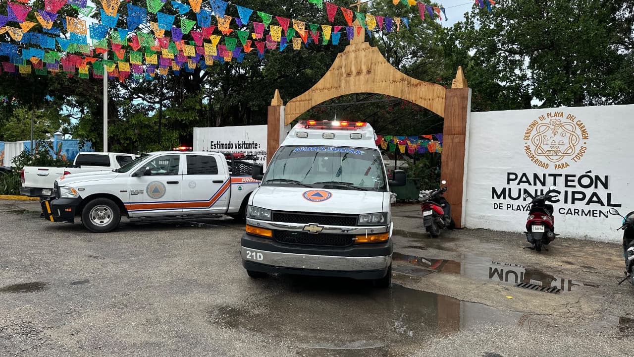 Playa del Carmen refuerza seguridad en panteones por Día de Muertos