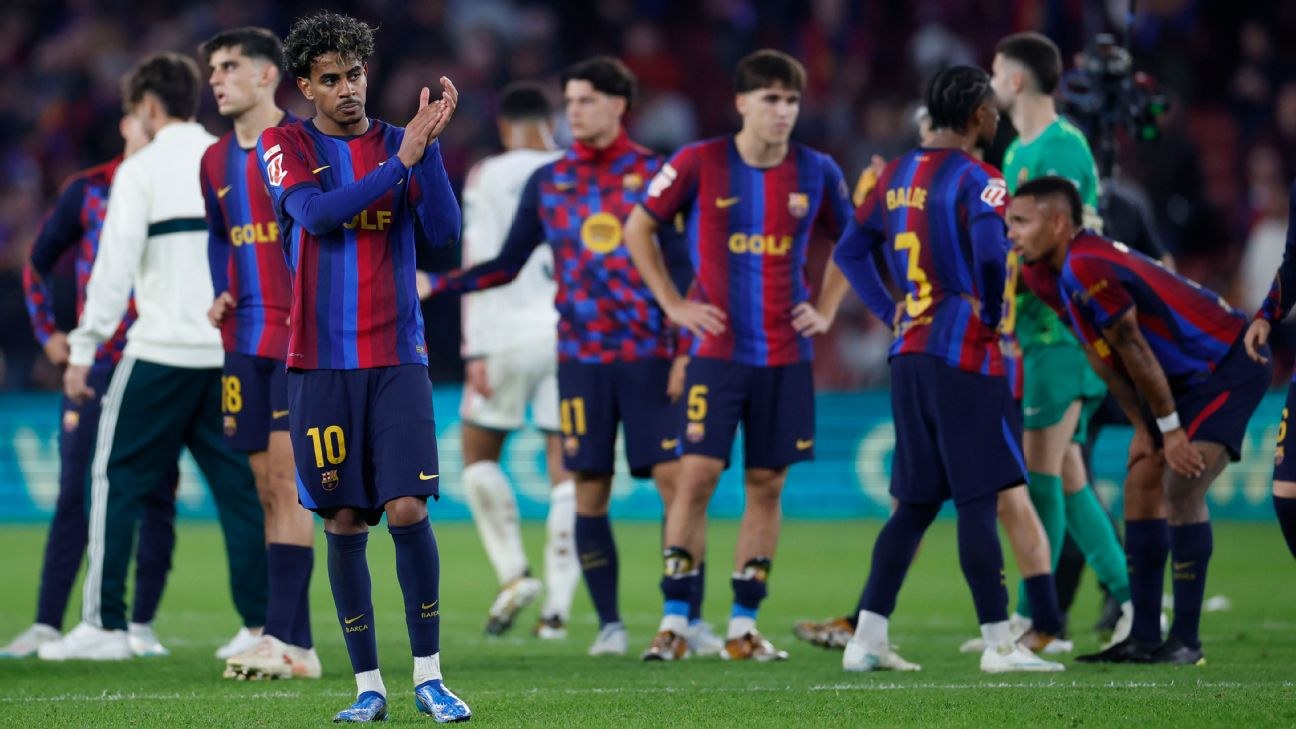 Barcelona sufre derrota y exhibe falta de defensas en LaLiga