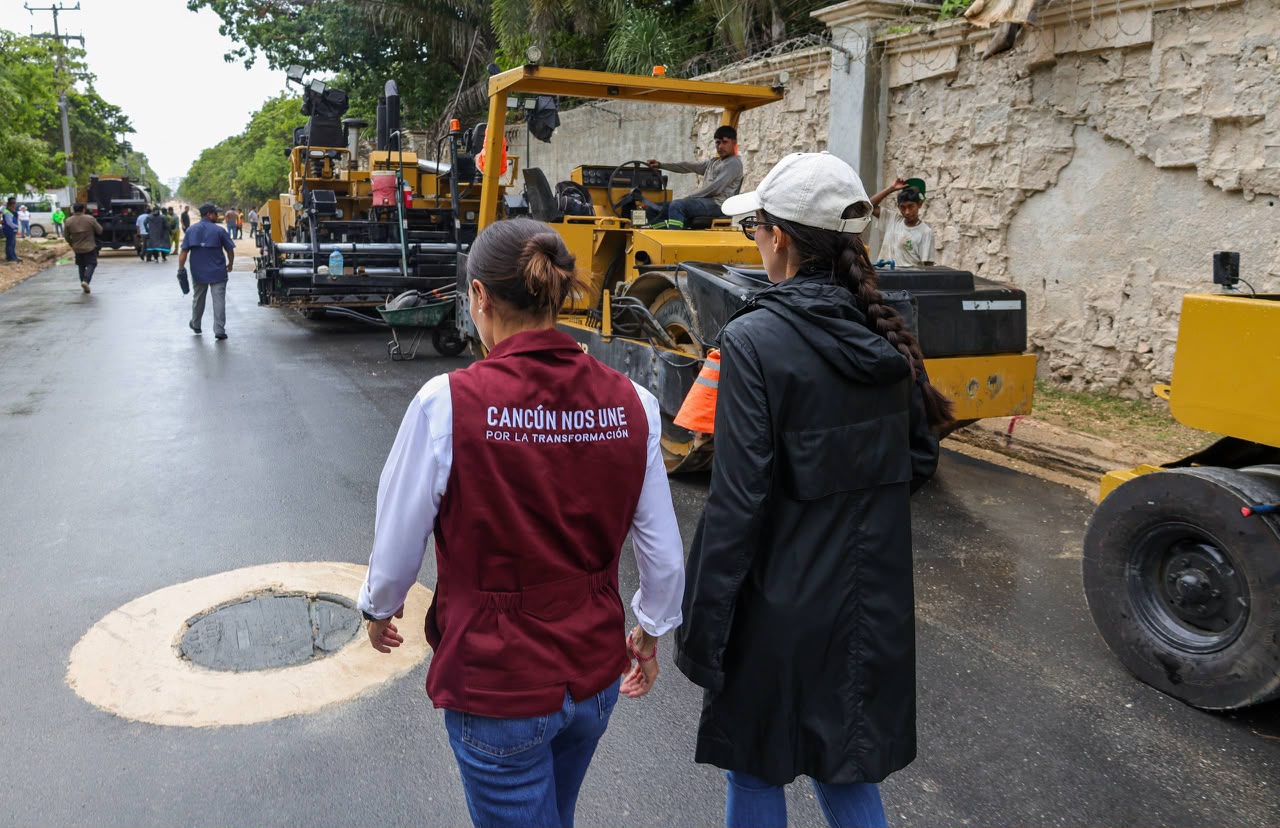 Avanza 60% mejora en Avenida Nazareth en Benito Juárez