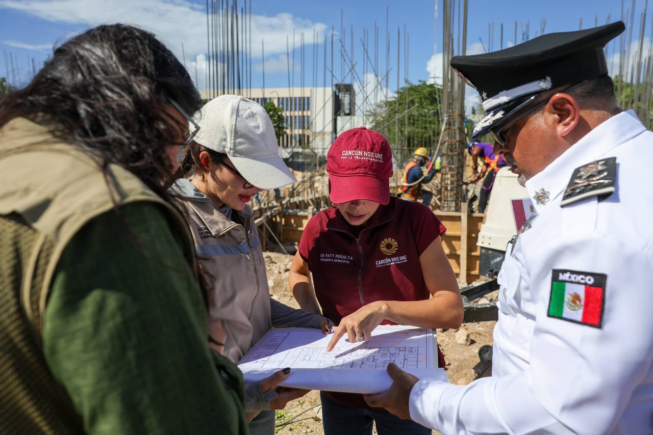 Remodelan edificio Titán para dignificar policía en Cancún
