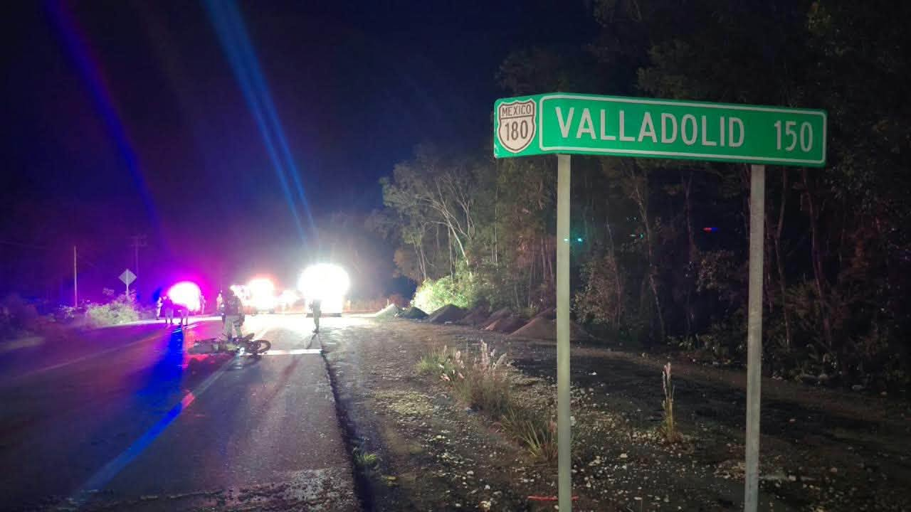 Accidente en motocicleta deja una mujer muerta en Cancún