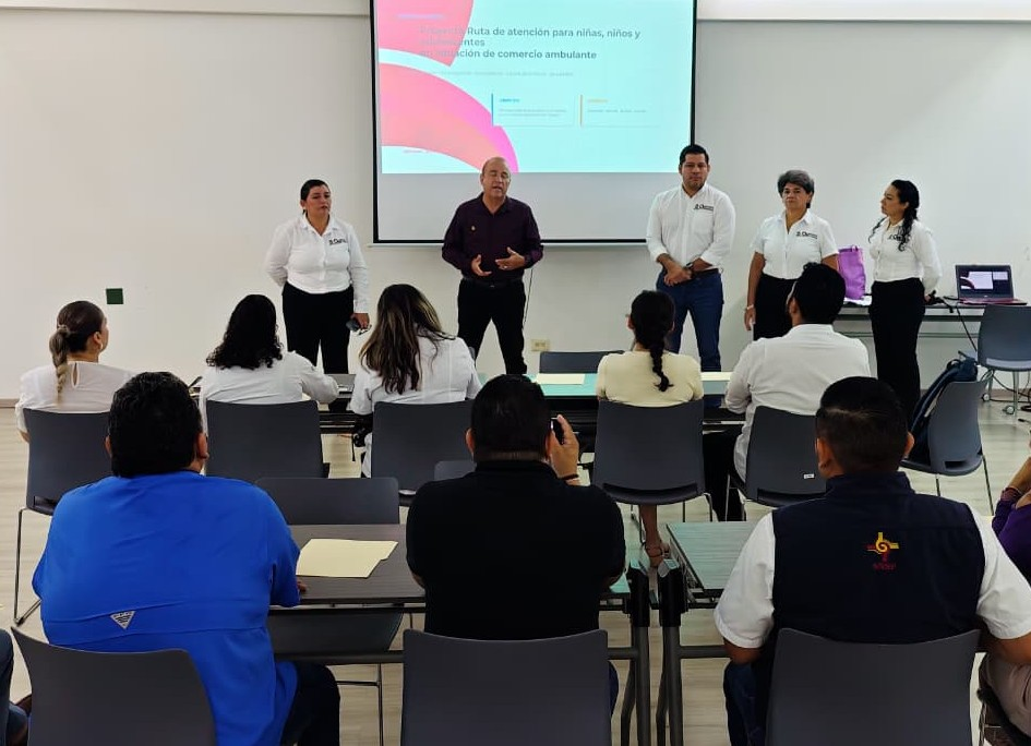 SIPINNA fortalece atención a menores en comercio ambulante