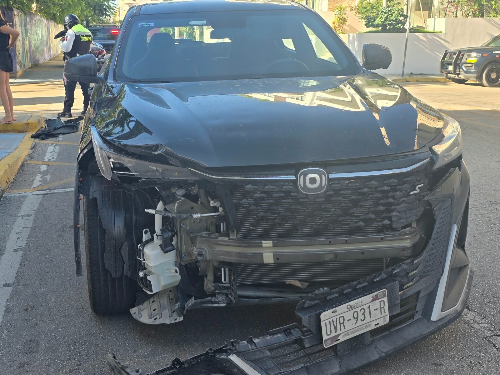 Atropellan a agente de Tránsito en Playa del Carmen