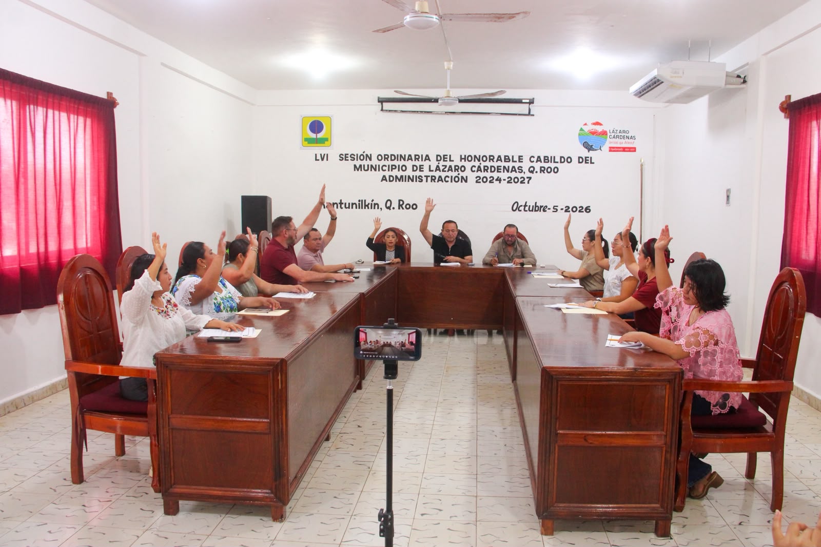 Cabildo aprueba convocatoria para mérito ciudadano en Kantunilkín
