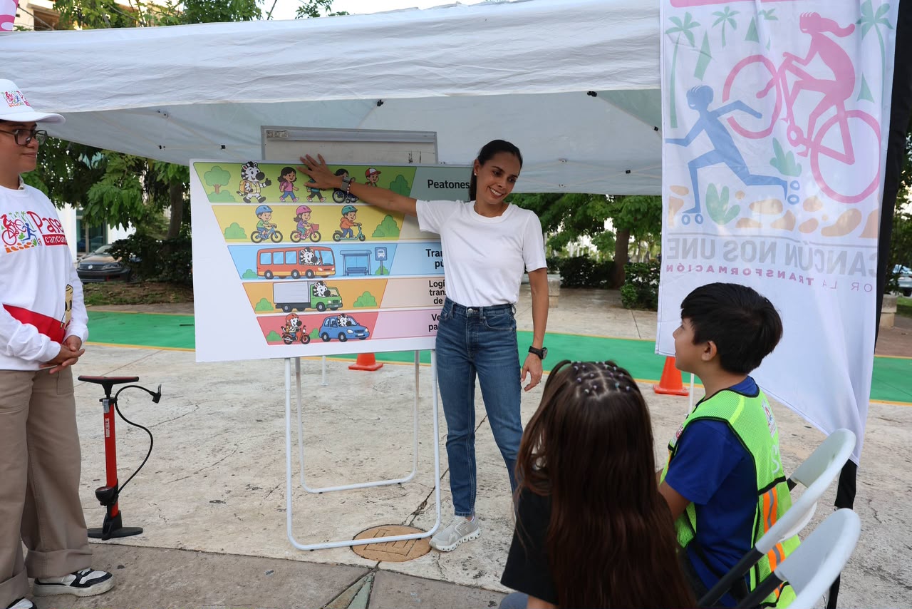 Cancún lanza experiencia educativa BiciAprende para niños