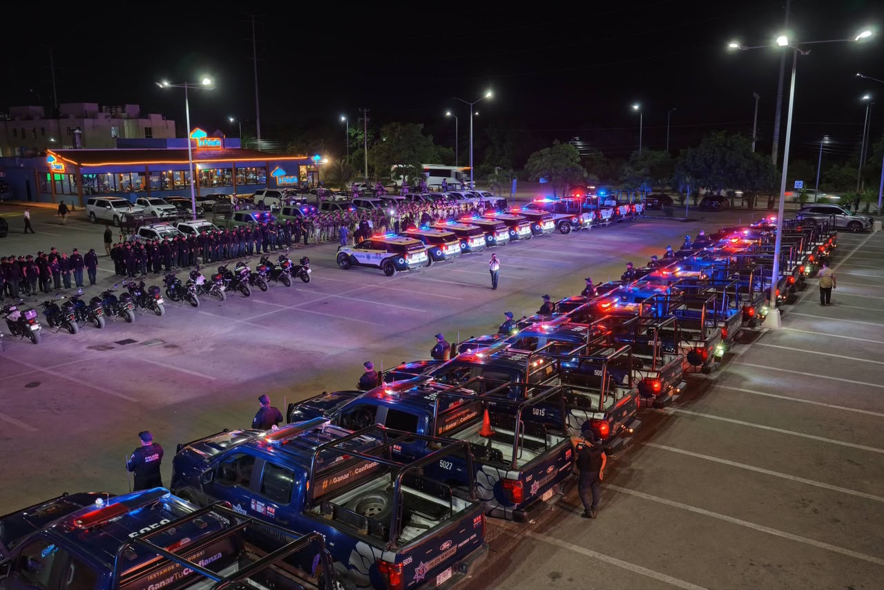 Blindaje Cancún despliega 102 elementos para seguridad
