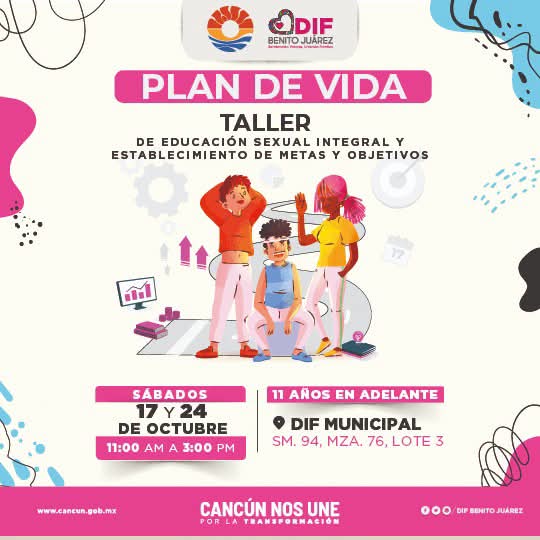 DIF Benito Juárez impartirá taller para adolescentes