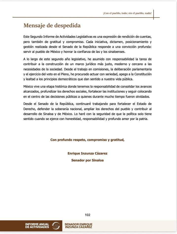 Enrique Inzunza entrega informe tras señalamientos de EE.UU.