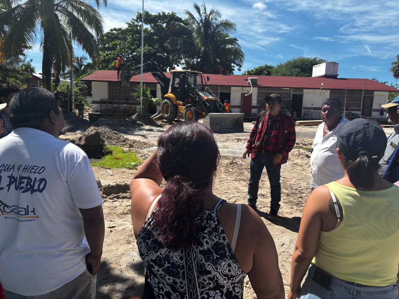 IFEQROO garantiza seguridad en domo escolar de Xcalak