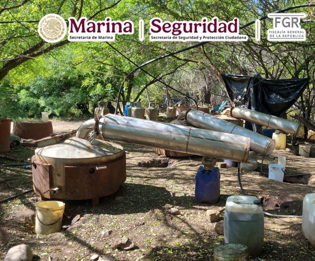 Inhabilitan laboratorio clandestino en Sinaloa con precursores químicos