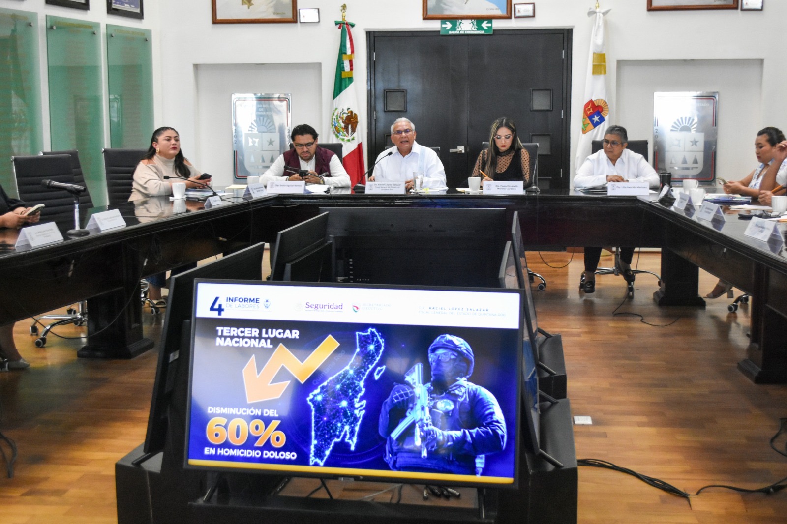 Quintana Roo reporta avances en seguridad y justicia