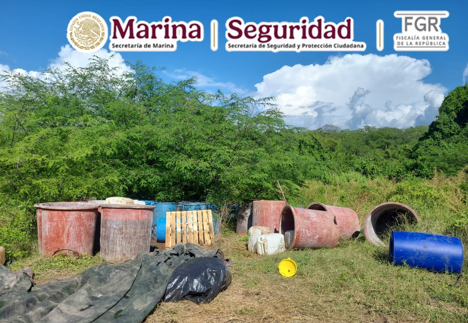 Inhabilitan laboratorio clandestino en Sinaloa con precursores químicos