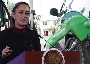 Sheinbaum niega desabasto de gasolina en el sur del país