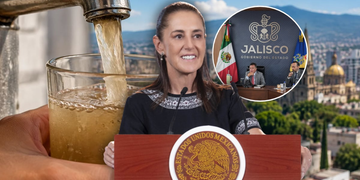 Anuncia Sheinbaum inversión de 14,500 millones para abastecer agua en Guadalajara