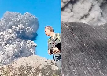 VIDEO: Turistas fueron a ver un volcán y terminó en tragedia