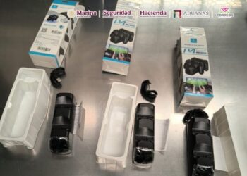 Metanfetamina gamer: Atrapan en la aduana del AICM controles de videojuegos rellenitos de droga que iban volando rumbo a tierras británicas