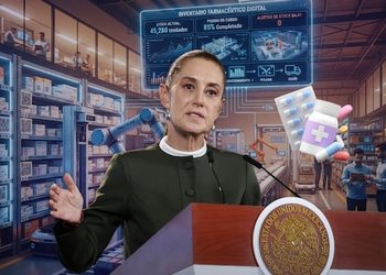 Sheinbaum Presentarán plan digital este 23 de octubre para rastrear medicamentos desde el almacén hasta el paciente