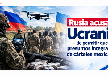 Rusia acusa a Ucrania de entrenar narcos mexicanos