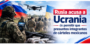 Rusia acusa a Ucrania de entrenar narcos mexicanos