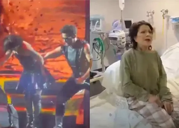 Alejandra Guzmán reaparece tras dislocación de cadera