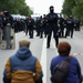 Francia despliega 70,000 policías para protestas estudiantiles