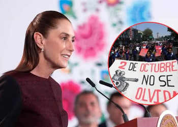 La presidenta promete libertad total para las marchas del 2 de octubre y arremete contra el pasado priista