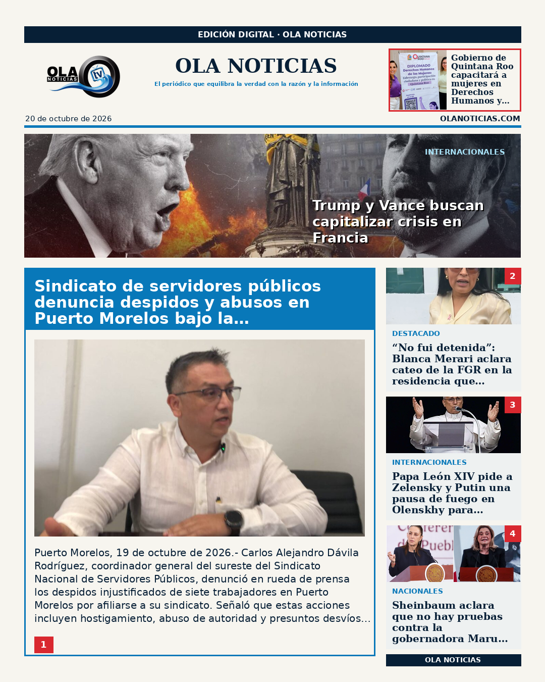 Primera Plana - 2026-10-20